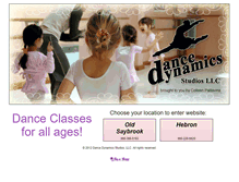 Tablet Screenshot of dancedynamicsct.com